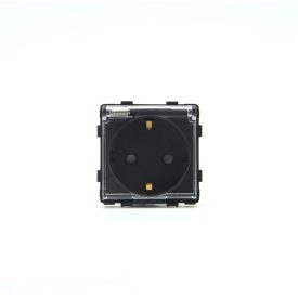 Z-Switch Dugalj 230V csapfedeles IP44 (2P+F) Fekete
