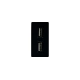 Z-Switch USB aljzat 1A (1/2es alkatrész) 230V Fekete