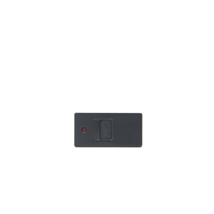 Z-Switch USB aljzat 1A (1/2es alkatrész) 230V Fekete