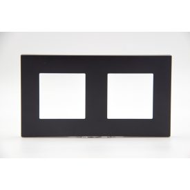 Z-Switch 2-es műanyag keret Fekete