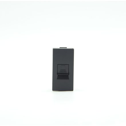 Z-Switch RJ45 CAT6 Internet aljzat (1 modulos) Fekete