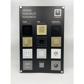 Z-Switch bemutató fal, display
