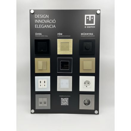 Z-Switch bemutató fal, display