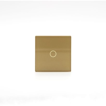 Z-Switch 1-es (1G) kis üveg kapcsoló panel Arany