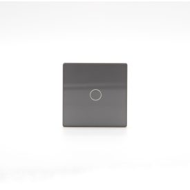 Z-Switch 1-es (1G) kis üveg kapcsoló panel Szürke