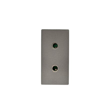 Z-Switch 2xJack aljzat (3,5) (1/2-es alkatrész) Szürke