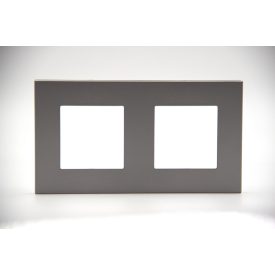 Z-Switch 2-es műanyag keret Szürke