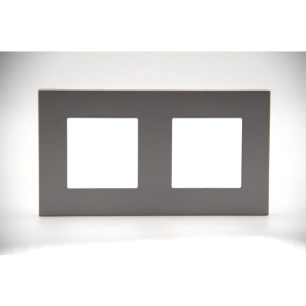 Z-Switch 2-es műanyag keret Szürke
