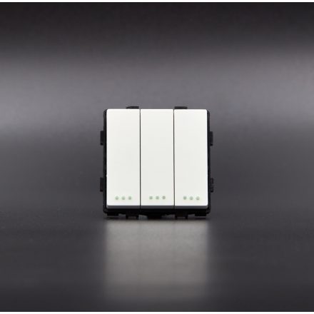 Z-Switch 3x101-es kapcsoló (3G1W) billenőkapcsoló Fehér