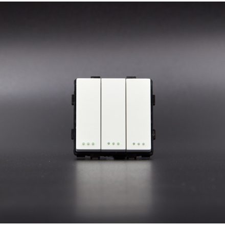 Z-Switch 3x106-os váltó/alternatív kapcsoló (3G2W) billenőkapcsoló Fehér